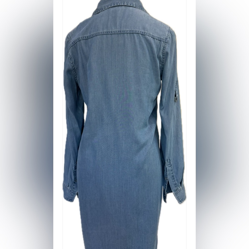 White House Black Market Denim Tunic - Picture 7 of 14